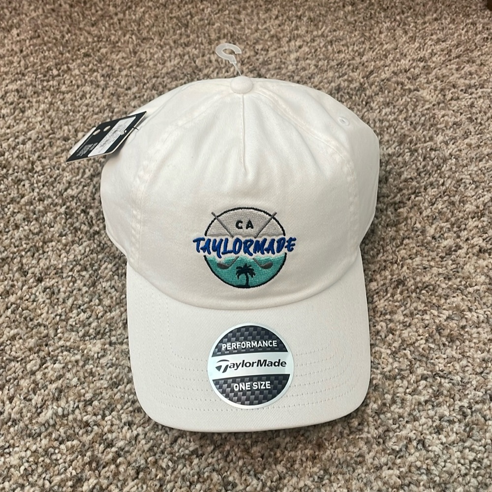Brand New Taylormade Performance Women's Golf CA Palm Tree White Hat